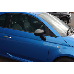 Купити Накладки на дзеркала 2007-2015 (2 шт., натуральний карбон) для Fiat 500/500L