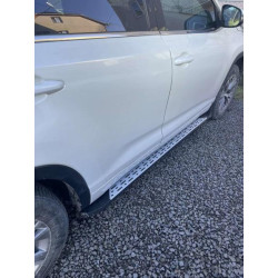 Купить Пороги Оригинальный дизайн (для EU и USA, 2 шт, алюминий) для Toyota Highlander 2013-2019 гг