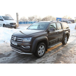 Купити Передній захист ST017 (нерж) 60 на 42 мм для Volkswagen Amarok 2010-2022 рр