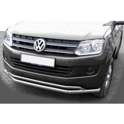 Купити Передній захист ST017 (нерж) 60 на 42 мм для Volkswagen Amarok 2010-2022 рр