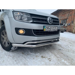 Купити Передній вус подвійний Vegas 2010-2016 (нерж) d70/42 мм для Volkswagen Amarok рр