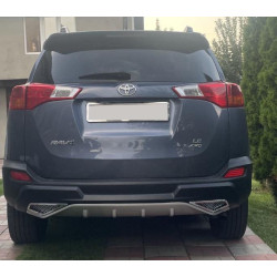 Купить Накладка на задний бампер PZ415-X0462-00 (2013-2016) для Toyota Rav 4