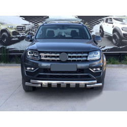 Купити Передній захист F3-08.7 (нерж) для Volkswagen Amarok 2010-2022 рр