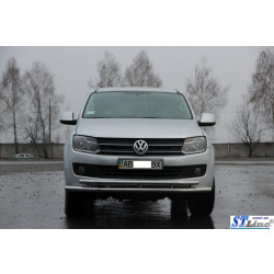 Купити Передній захист ST018-2 (нерж) для Volkswagen Amarok 2010-2022 рр