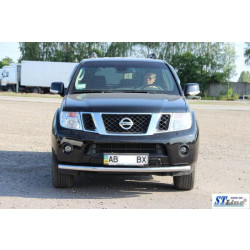 Купити Передній захист ST008 (нерж) для Nissan Navara 2006-2015 рр
