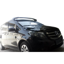 Купити Козирьок на лобове скло (чорний глянець, 5мм) для Mercedes Vito / V-class W447 2014- рр