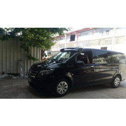 Купити Козирьок на лобове скло (чорний глянець, 5мм) для Mercedes Vito / V-class W447 2014- рр