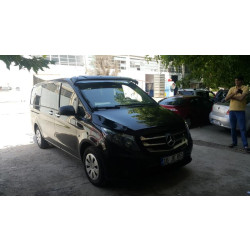 Купити Козирьок на лобове скло (чорний глянець, 5мм) для Mercedes Vito / V-class W447 2014- рр