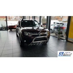 Купити Кенгурятник без напису WT003 (нерж.) для Renault Duster 2008-2017 рр