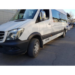 Купити Накладки на арки широкі (4 шт, чорні) для Volkswagen Crafter 2006-2016 рр