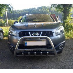 Купити Передня дуга WT003 (нерж.) 51 мм для Nissan Qashqai 2010-2014рр