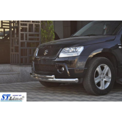 Купити Передній подвійний вус 60/42мм (нерж) для Suzuki Grand Vitara 2005-2017 рр