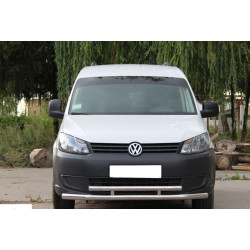 Купити Передній подвійний вус 60 / 48мм (нерж) для Volkswagen Caddy 2010-2015 рр