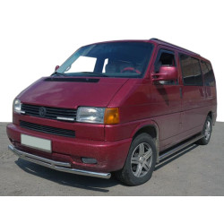 Купити Нижня подвійна губа ST014 (нерж) 60/42мм для Volkswagen T4 Caravelle/Multivan