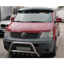 Купити Кенгурятник WT003 (нерж) 50мм, без напису для Volkswagen T5 Transporter 2003-2010 рр