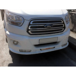 Купить Накладка на передний бампер ERA (2014-2019, под покраску) для Ford Transit 2014- гг