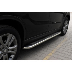 Купить Боковые пороги Maydos V2 (2 шт., алюминий -2025 нерж) для Suzuki Vitara 2015- гг