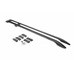 Купити Рейлінги чорні Коротка база, металеві ніжки для Nissan NV300/Primastar 2016-рр