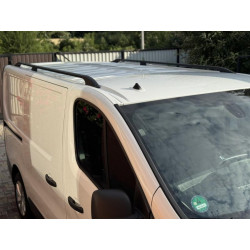 Купити Рейлінги чорні Коротка база, металеві ніжки для Nissan NV300/Primastar 2016-рр