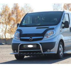 Купити Кенгурятник з вусами (нерж.) для Renault Trafic 2001-2015 рр