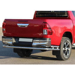 Купити Задня дуга AK005-2 (нерж.) для Toyota Hilux 2015- рр