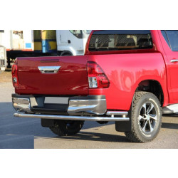 Купити Задня дуга AK005-2 (нерж.) для Toyota Hilux 2015- рр
