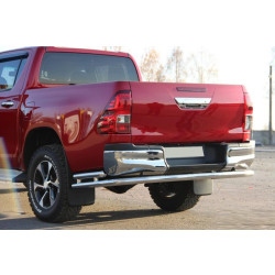 Купити Задня дуга AK005-2 (нерж.) для Toyota Hilux 2015- рр