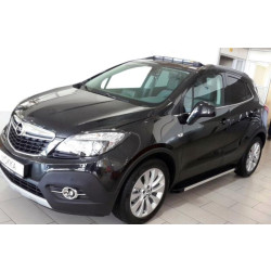 Купить Боковые пороги Maya V1 (2 шт., алюминий) для Opel Mokka 2012-2021 гг