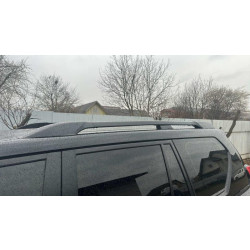 Купити Рейлінги оригінальний дизайн (Чорні, 2 шт) для Toyota Land Cruiser Prado 150