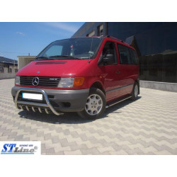 Купити Кенгурятник WT003/4 (нерж.) без напису, 51мм для Mercedes Vito W638 1996-2003 рр