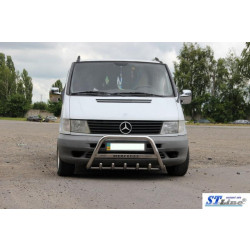 Купити Кенгурятник WT003/4 (нерж.) без напису, 51мм для Mercedes Vito W638 1996-2003 рр