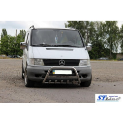 Купити Кенгурятник WT003/4 (нерж.) без напису, 51мм для Mercedes Vito W638 1996-2003 рр