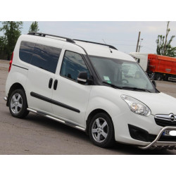 Купити Бічні труби (2 шт., нерж) 60 мм, довга база для Opel Combo 2012-2018 рр