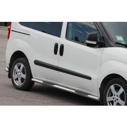 Купити Бічні труби (2 шт., нерж) 60 мм, довга база для Opel Combo 2012-2018 рр