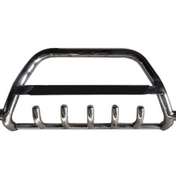 Купити Кенгурятник WT004-LED (нерж) для Volkswagen T4 Transporter