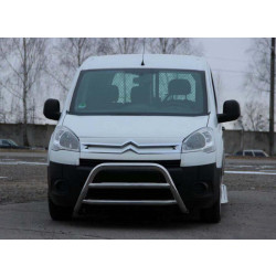 Купити Кенгурятник WT022 (нерж.) для Peugeot Partner Tepee 2008-2018 рр