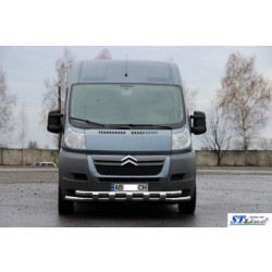 Купити Передня дуга ST015 (нерж.) для Opel Movano 2021- рр