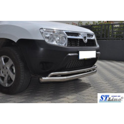 Купити Передній захист ST017 (нерж.) для Renault Duster 2008-2017 рр