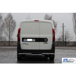 Купити Задні куточки AK003 (нерж.) для Fiat Doblo II 2010-2022 рр