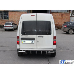 Купити Задня дуга AK-design (нерж.) для Ford Connect 2010-2013 рр