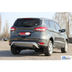 Купити Задня дуга AK007 (нерж) для Ford Kuga/Escape 2013-2019 рр