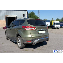 Купити Задня дуга AK007 (нерж) для Ford Kuga/Escape 2013-2019 рр