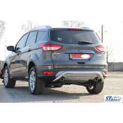 Купити Задня дуга AK007 (нерж) для Ford Kuga/Escape 2013-2019 рр