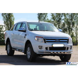 Купити Передній захист ST016 (нерж.) для Ford Ranger 2011-2022 рр