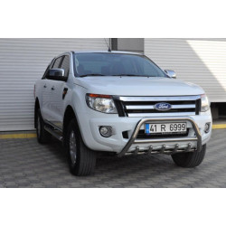 Купити Передній захист WT003 (нерж.) для Ford Ranger 2011-2022 рр