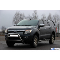Купити Передній захист WT022 (нерж.) для Ford Ranger 2011-2022 рр