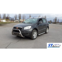 Купити Кенгурятник WT002 (нерж.) для Geely Emgrand X7