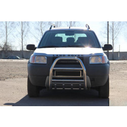 Купити Кенгурятник QT007 (нерж.) для Land Rover Freelander I