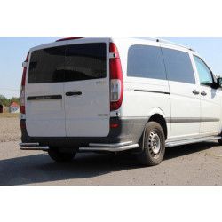 Купити Задні куточки AK003-Double (2 шт, нерж) для Mercedes Vito W639 2004-2014 рр