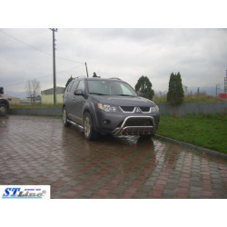 Купити Кенгурятник WT002 (нерж.) для Mitsubishi Outlander 2006-2012 рр